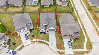 Amazing aerial shot of this gorgeous KB Home home