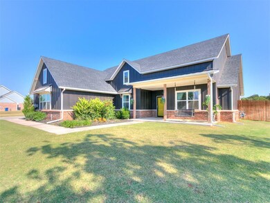 Craftsman house with a front yard