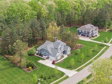Park-like, level, 1 acre lot with professionally d