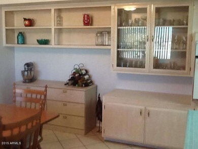 Palmer built in buffet in dining area