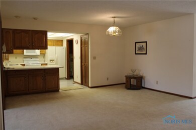 dining room looking into kitchen