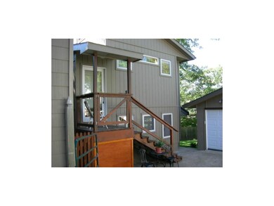 CONVENIENT ACCESS TO FOUR CAR DETACHED GARAGE