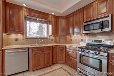 Custom kitchen backsplash