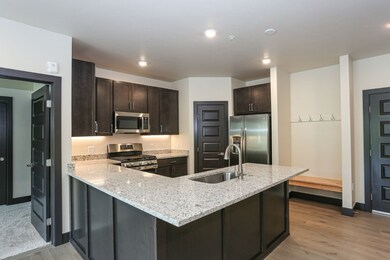 Check out the size of this kitchen for a 2 bedroom
