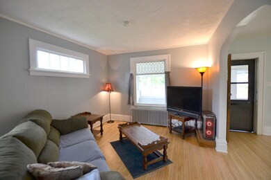 The wood floors were recently refinished throughou