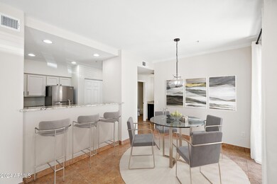 Virtually Staged Dining Area