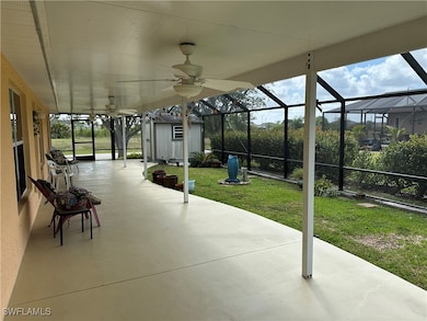View of patio / terrace with an outbuilding, ceili