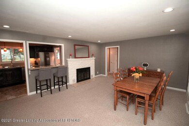 Dining Room with Fireplace