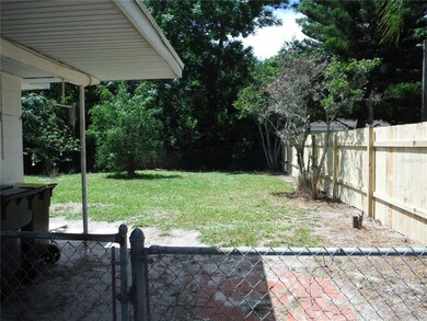 Side view looking toward  the back yard.