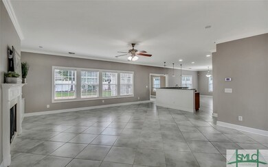 Spacious Living Area With Built-in Book Shelves Th