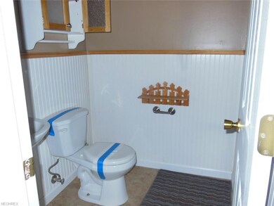 First floor half bath