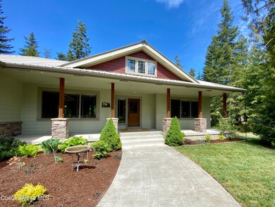Fully covered front porch