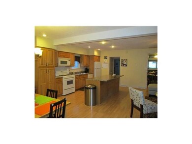 Open Kitchen, Dining and Family Room with Powder R