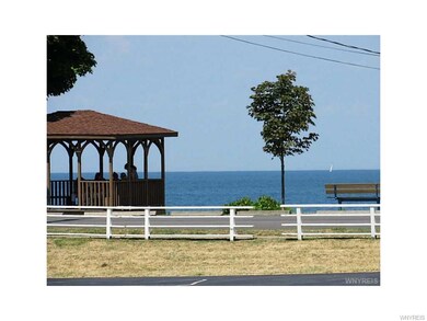 Camera zoomed in on Lake Ontario from property, Ga