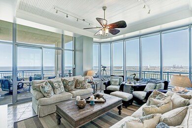 Another view of the living space with views on 3 s