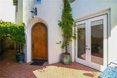 Attractive entry courtyard has a separate entrance