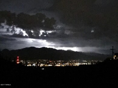 Valley view with a storm