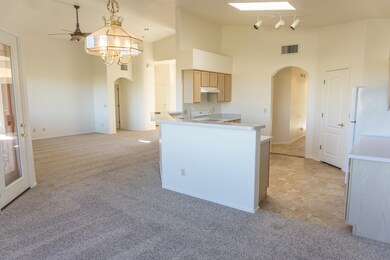 Dining area towards open kitchen