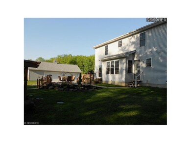 Back patio for barbecuing