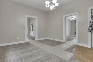 entrance to 1st bedroom and dining room