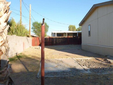 opposite facing back yard