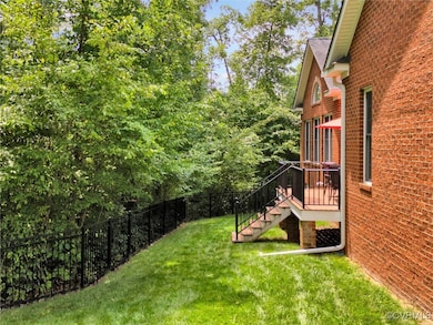 View of the manicured yard