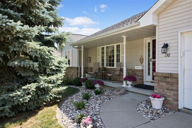 Enjoy the covered front porch