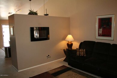 Living room fireplace