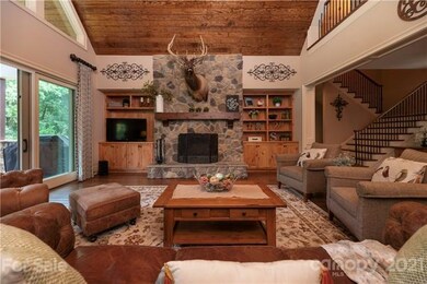 Great room fireplace.