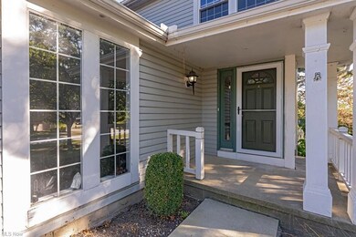 Property entrance with a porch