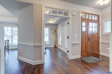 Transom lights in this light filled home.
