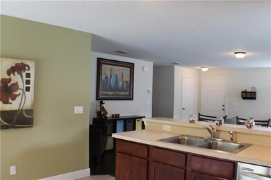 Kitchen looking into Living Room