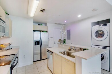 stainless steel appliances including washer / dryer
