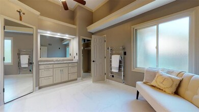 Expansive master suite featuring incredible master