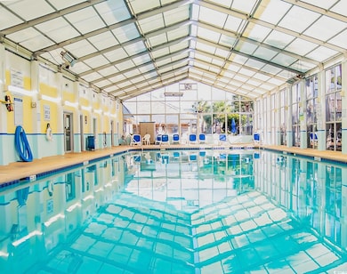 View of indoor pool
