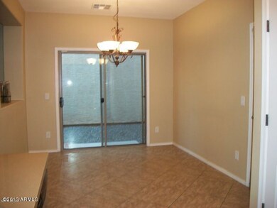 Dining area & small backyard