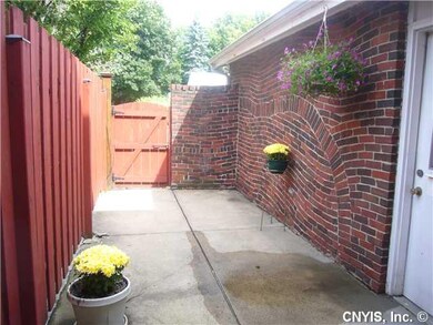 Other. Gated Courtyard entry way beside garage.