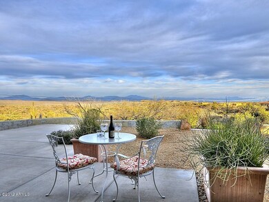 Four Peaks View from Back Patio