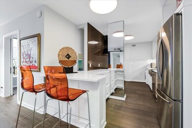 Kitchen featuring stainless steel appliances, a p