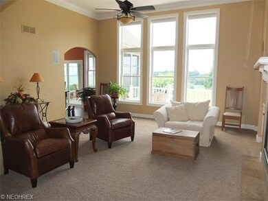 Another view of the great room with floor to ceili