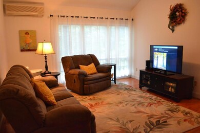 Beautiful spacious living room with...