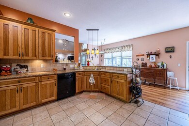 Lots of beautiful custom cabinets.