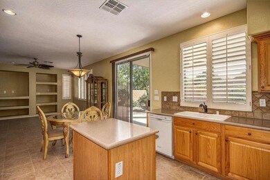 kitchen and great room