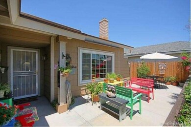 Front yard patio!    Note the dual-paned vinyl win