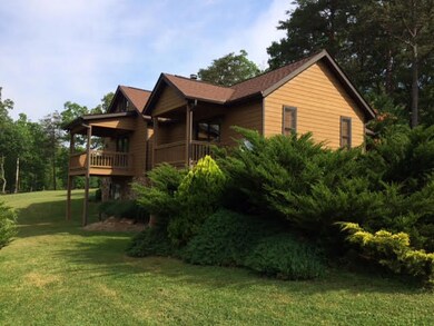 1 Side of home facing pond