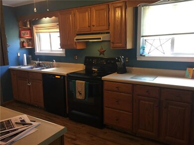 The spacious kitchen includes all appliances
