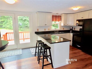 Kitchen View to Back Deck