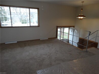 Living room looking to the front of the house