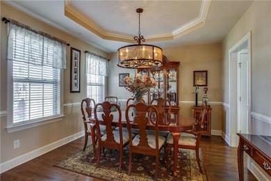 Beautiful lighting to enhance your formal dining experience.