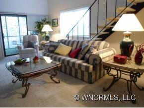 Living Room with Stone FP